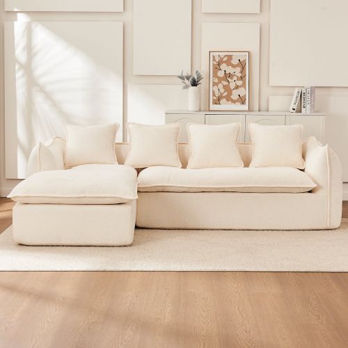 Sofa Deep Seat Sofa 3 Seater for Living Room Oversized Comfy Sofa L-Shape Sofa Couch with Chaise Home Furniture Sleeper Sectional Sofa for Apartment Sofa Deep Seat Sofa 3 Seater for Living Room Oversized Comfy Sofa L-Shape Sofa Couch with Chaise Home Furniture Sleeper Sectional Sofa for Apartment