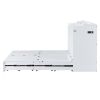 Queen Size Murphy Bed Wall Bed with drawer and a set of Sockets & USB Ports, Pulley Structure Design, White