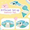 Soft Climb and Crawl Foam Playset 9 in 1 , Safe Soft Foam Nugget Block for Infants, Preschools, Toddlers