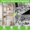 Over The Toilet Storage Cabinet Bamboo, Over Toilet Storage Maximizing Small Spaces, Toilet Storage Rack Easy Assembly