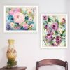 Trendy Decor 4U Abstract Florals to wish you Good luck, Success, Longevity; should keep you smiling Framed Wall Art for Living Room