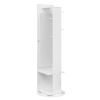 Jewelry Armoire with Full Length Mirror 360¬∞ and Large Capacity Jewelry Organizer Armoire; Lockable Mirror with Jewelry Storage; Coat Rack; Multi Sto