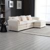 Modern Large boucle Fabric L-Shape Sectional Sofa