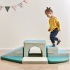 Soft Climb and Crawl Foam Playset 9 in 1 , Safe Soft Foam Nugget Block for Infants, Preschools, Toddlers