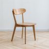 Dining chair wooden FAS grade oak natural wood made in North America 100% dirt-free wood chair solid chair table chair wooden living room chair simple