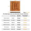 27pcs Wood Interlocking Deck Tiles 11.8"x11.8", Waterproof Flooring Tiles for Indoor and Outdoor
