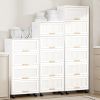 5-Layers Flip Open Storage Box With Wheels, Movable Storage Cabinet, Kitchen Shelf, Movable Storage Island, Home Organization, Wardrobe Storage Box