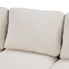 U_Style U-shaped Sponge-filled Cushion Combination Sofa, Suitable for Living Rooms, Studies, and Spacious Spaces