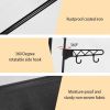 Clothing Rack Clothes Rack, 66'' Multifunctional Garment Rack for Hanging Clothes, 4 Tiers Portable Closet Rack with 4 Hooks & 2 Hanging Rods
