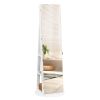 Jewelry Armoire with Full Length Mirror 360¬∞ and Large Capacity Jewelry Organizer Armoire; Lockable Mirror with Jewelry Storage; Multi Storage Shelve