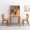 Dining chair wooden FAS grade oak natural wood made in North America 100% dirt-free wood chair solid chair table chair wooden living room chair simple