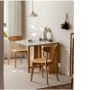 Dining chair wooden FAS grade oak natural wood made in North America 100% dirt-free wood chair solid chair table chair wooden living room chair simple