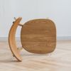 Dining chair wooden FAS grade oak natural wood made in North America 100% dirt-free wood chair solid chair table chair wooden living room chair simple