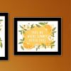 Trendy Decor 4U "Take Me Where Summer Never Ends - so I can always smell Orange Blossoms!" Framed Wall Art for Living Room