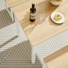 Dining Table Set, Bar Table with 2 Dining Benches, Kitchen Table Counter with Chairs, Industrial for Kitchen Breakfast Table, Living Room, Party Room