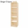 1pc Wardrobe Hanging Storage Bag; Drawer Fabric Closet Storage Organizer Holder