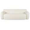 U_Style 81.5'' Minimalist Curved Upholstered Sofa, 3-Seat Modular Casual Sofa for Living Room, Bedroom, and Apartments